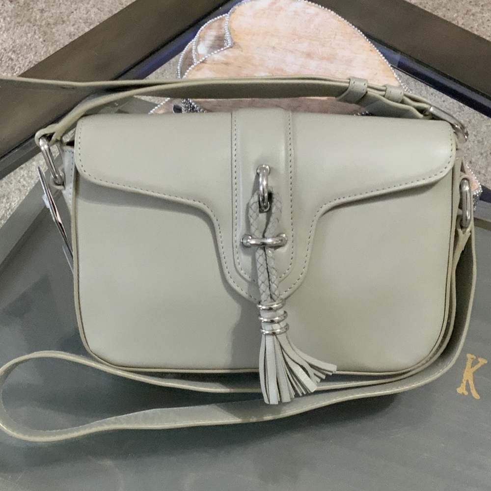 Vince Camuto Light Gray Crossbody Bag